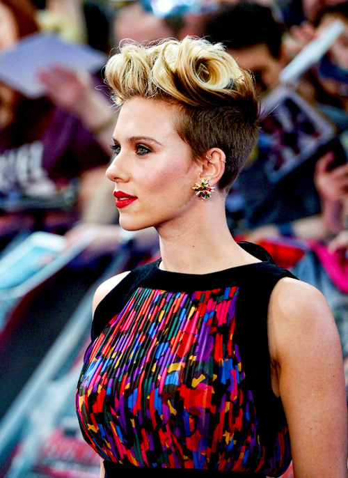 Scarlett Johansson attends &ldquo;The Avengers: Age Of Ultron&rdquo; European premiere at Westfield 