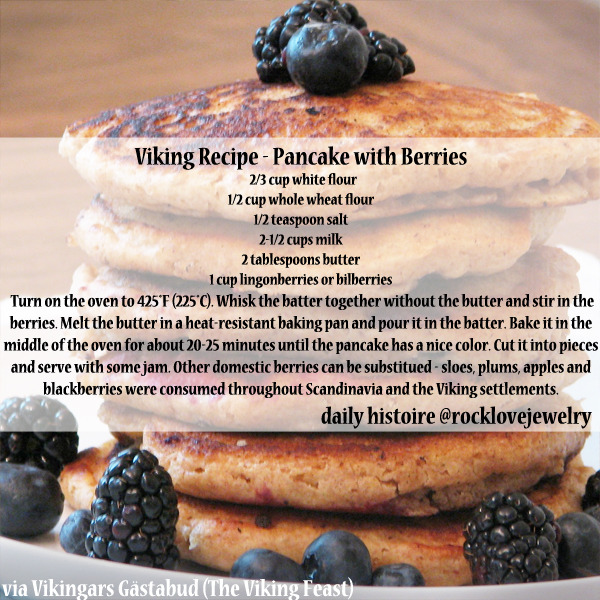 rocklovejewelry:  DESSERTS! Viking Age RecipesMore @facebook.com/rocklovefanpage