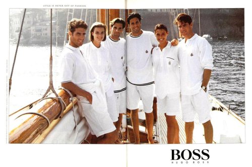 Selection Of 1980s Hugo Boss AdvertisementsPart 4.