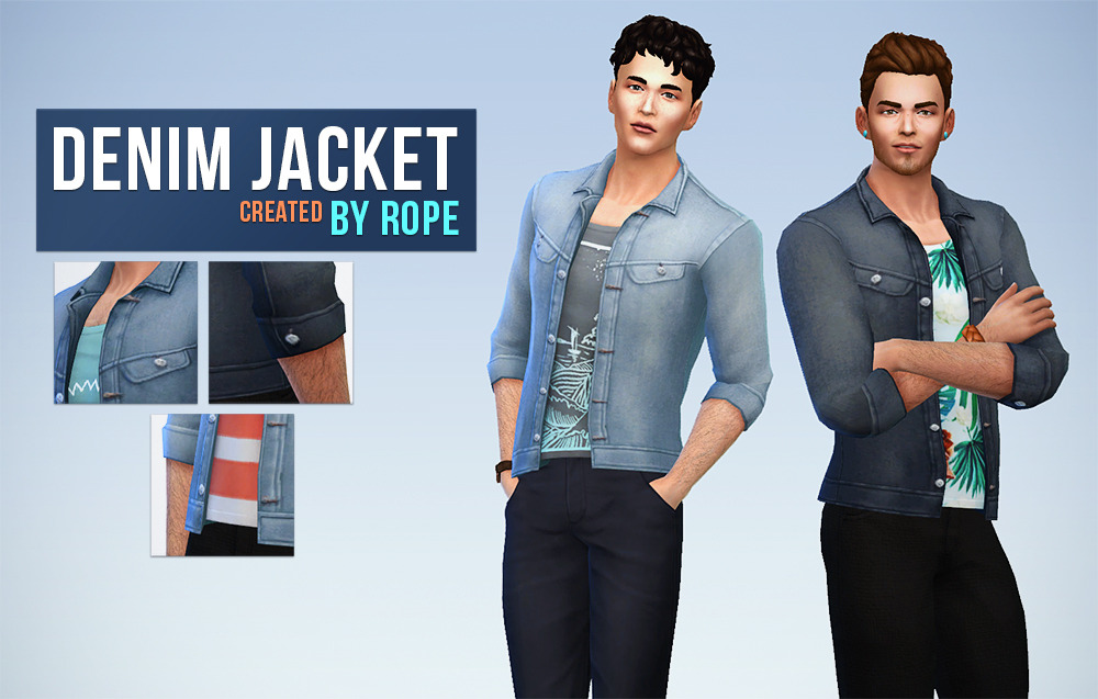 Rope's Workshop — MoschiNO Jacket (and Boots) for the Sims 4 I no