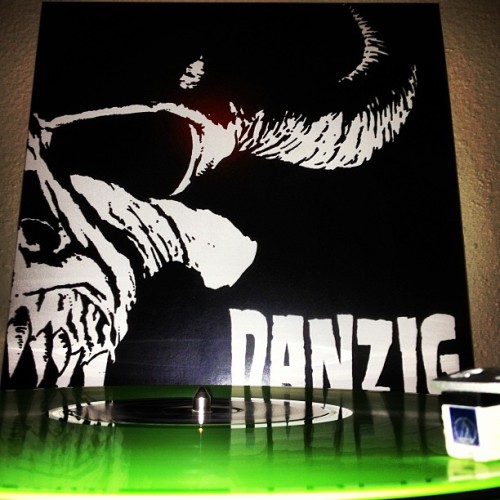 vinylpsyched:  1/100 pressed on green vinyl #danzig #misfits #samhain #def #dope #vinyl #vinylpsyched #vinylgram #vinyljunkies #waxwars #metal #heavymetal #satan #evil #vinylporn #vinylparty #instagood #instavinyl #instadope #vintagevinyl #metalmulisha