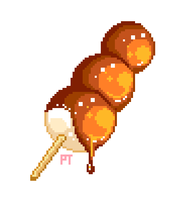 pretty-transparents:  mitarashi dango - みたらし団子 