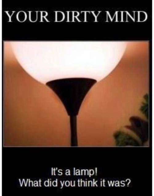 adventurouswife:Guilty didn’t see a lamp!!!  What did YOU think it was at first glance?