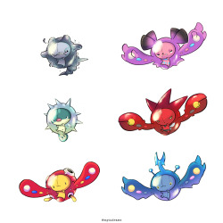 myiudraws:  Reuniclus Variations Gen2(6)