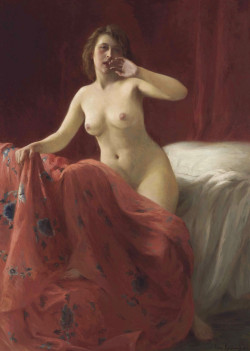 monsieurleprince:  Lucien Claude Alexandre Berthault (1854 - 1921) - Awakening, 1901 