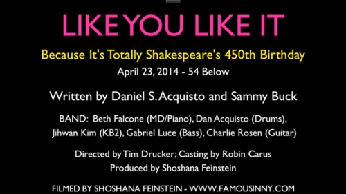 Like You Like It - Ben Fankhauser & Hannah Elless (Dan Acquisto & Sammy Buck) - “It Could To