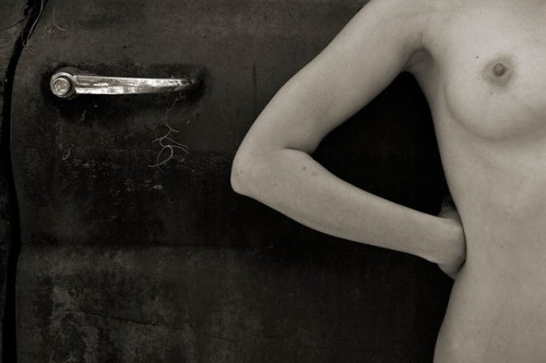 almavio: Rod Cook • Half Torso on Car Door
