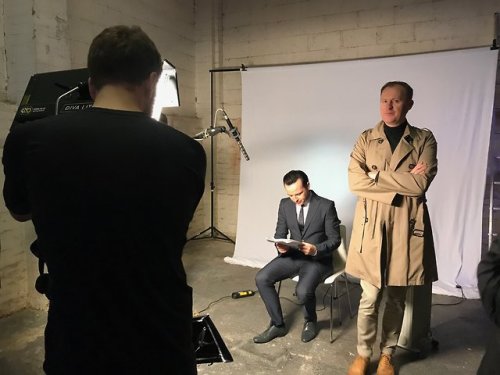 fuckyeahmarkgatiss: A brand new #BehindTheScenes snap of Andrew &amp; Mark from #TheGameIsNow! h