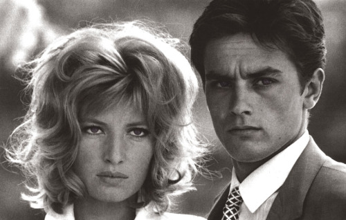 Monica Vitti with Alain Delon in L'eclisse directed by Michelangelo Antonioni, 1962