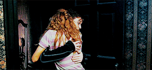 gal-gadot:  Hermione had thrown herself on to him in a hug that nearly knocked him.