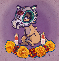 thegoombs:   Día de los Muertos art featuring