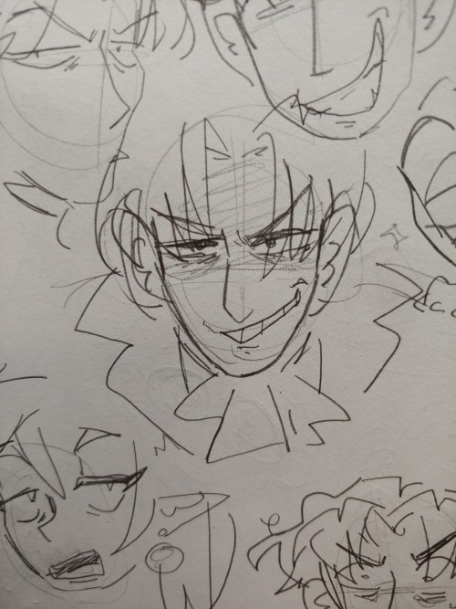 Doodles Of Characters Form My Favorite Anime, Hand Maid May. It's A Harem And It's Actually Good