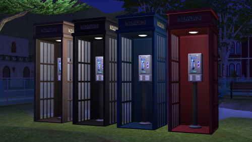 LLAMA Telephone Box‘The LLAMA Telephone Box is a familiar sight on the streets of SimNation. D