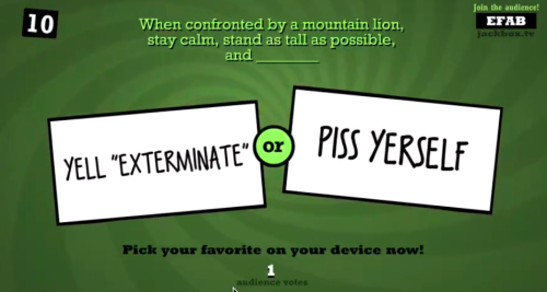 i love it when doctor who fans play quiplash