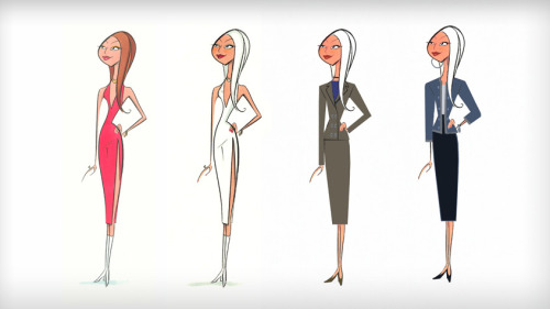disneyconceptsandstuff:Character Designs from The Incredibles 