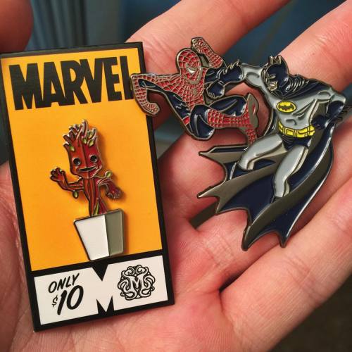 My Instagram page has just morphed into photos of my pin collection Makers tagged. #spiderman #batma