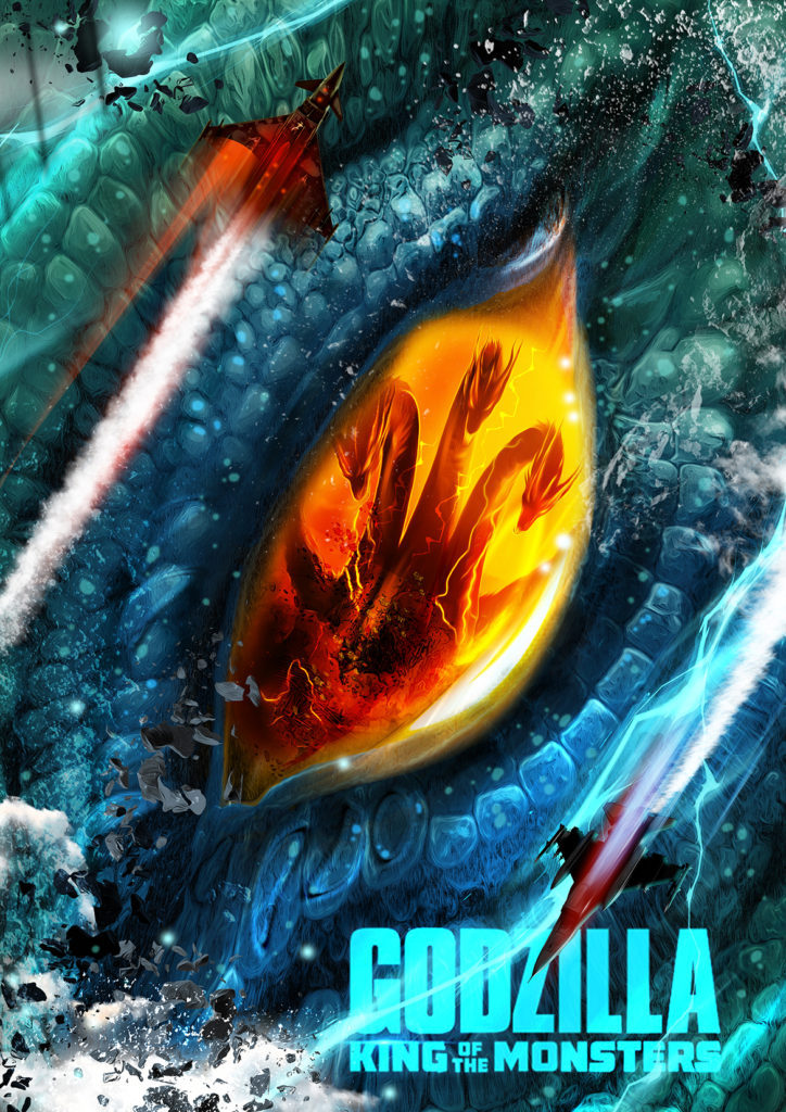 pixalry:  Godzilla: King of the Monsters - Created by Chris MalbonPart of the Poster