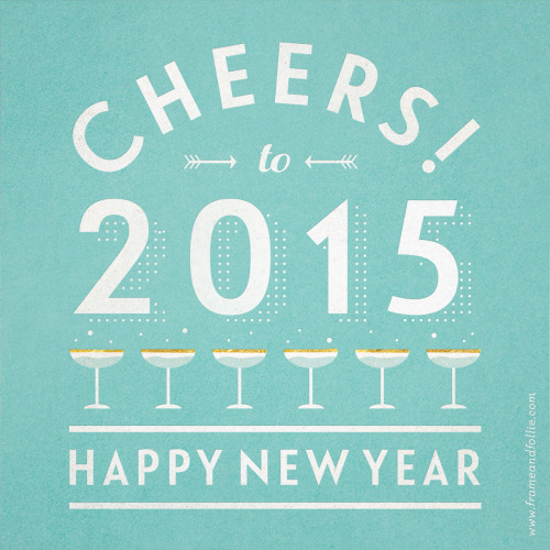 HAPPY NEW YEAR! Cheers to 2015!! We&rsquo;re so excited to already have a few projects in the wo