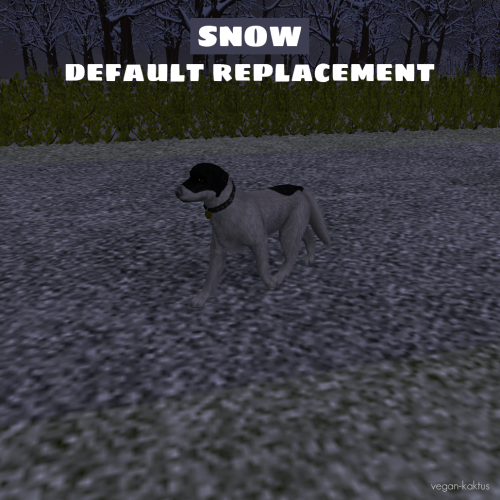 I Love Voeille's Snow Default, But The Texture Size Is 2048x2048 And I Don't Use Anything Above 1024x1024