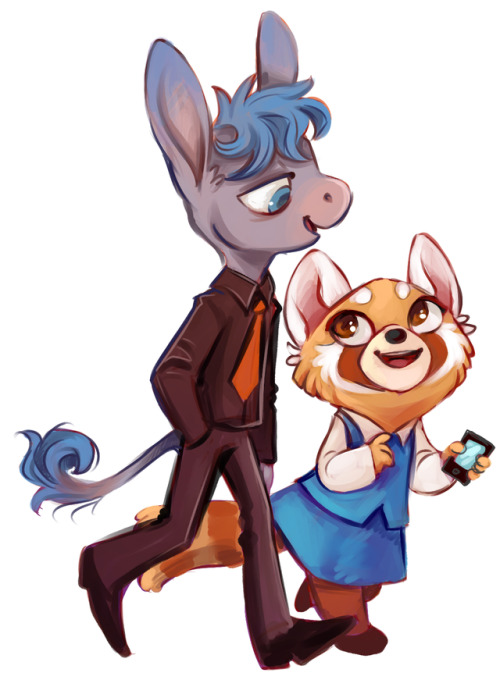 sharkie-19:Retsuko and Tadano