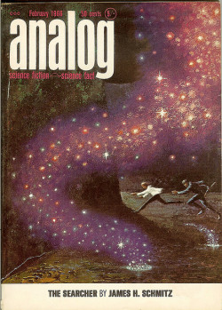 Cover of Analog magazine by Kelly Freas, 1966