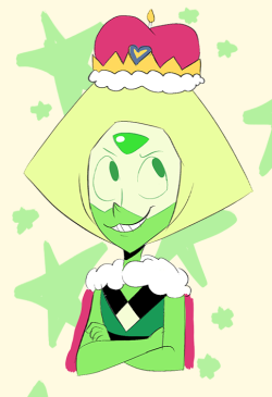 askperidotgem:  ((I can’t believe it’s Peridot’s one year anniversary!Happy birthday, Peri. You did good.))