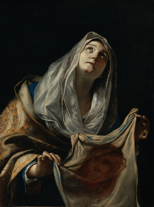 Saint Veronica with the Veil, c.1655-60 by Mattia Preti (Italian, 1613–1699) 