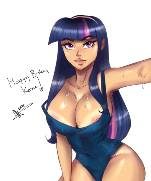 curlysartworld: For Kevu ‘s bday :3 Didn’t adult photos