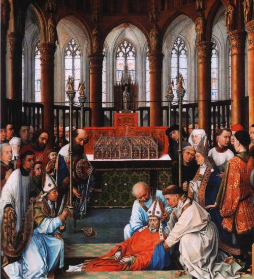 Exhumation of Saint Hubert, 1440, Rogier Van Der Weyden