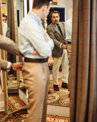 Our trunk show with Gianluca Migliarotti of Pommella Napoli. Gianluca will be in New York to take new orders and perform fittings for his bespoke Neapolitan trousers. Appointments are available in Tribeca through Saturday, April 1st. Email us at...