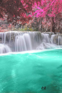 italian-luxury:  Deep Forest Waterfall, Kanchanaburi