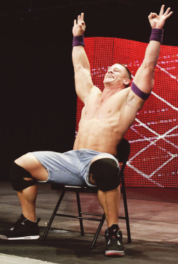 cenainspiresme:    54/? John Cena ◇     Ugh he makes me want to just jump onboard and ride away! ;)