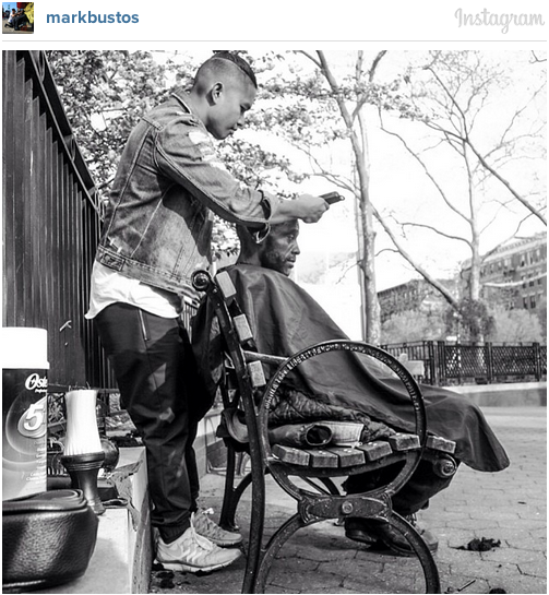 ricflairsniece:  huffingtonpost:  STYLIST WHO SPENDS EVERY SUNDAY CUTTING HAIR FOR