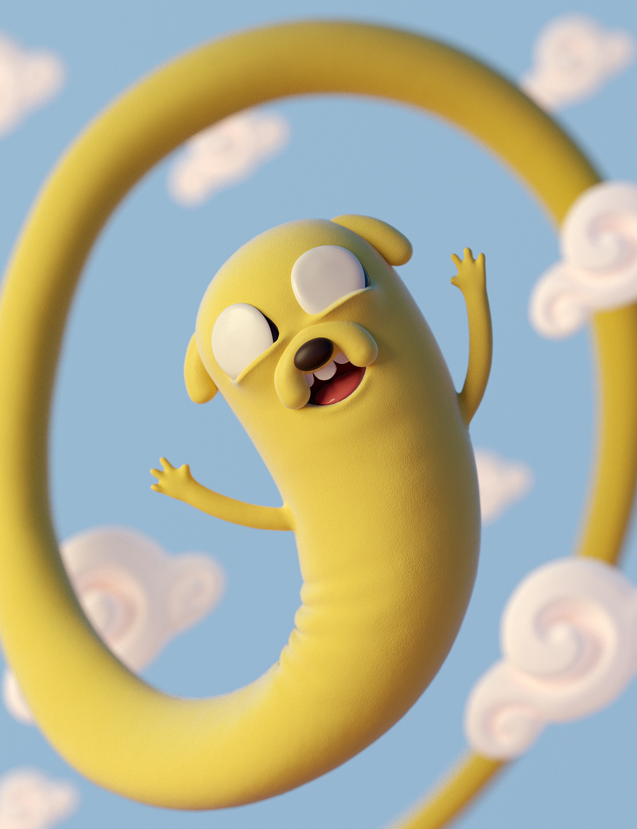 pixalry:  Finn &amp; Jake - Created by Jeremy EdelblutYou can follow the artist
