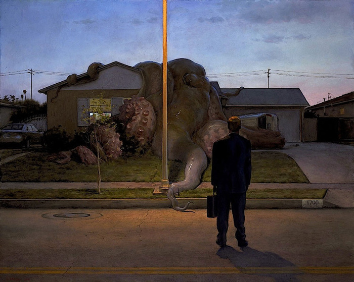 unexplained-events:  Paintings by John Brosio 