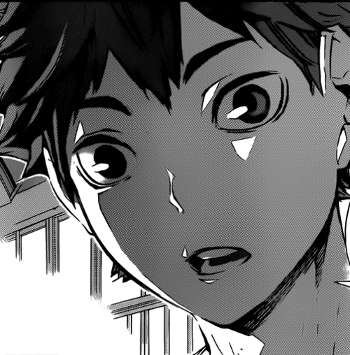 sorasan00:  Really, when you go back and reread Haikyuu from the beginning, you can tell the mangaka just came out of creating a horror manga, which happened to be his first ongoing pro manga.    That’s no sports manga. That’s some horror show going