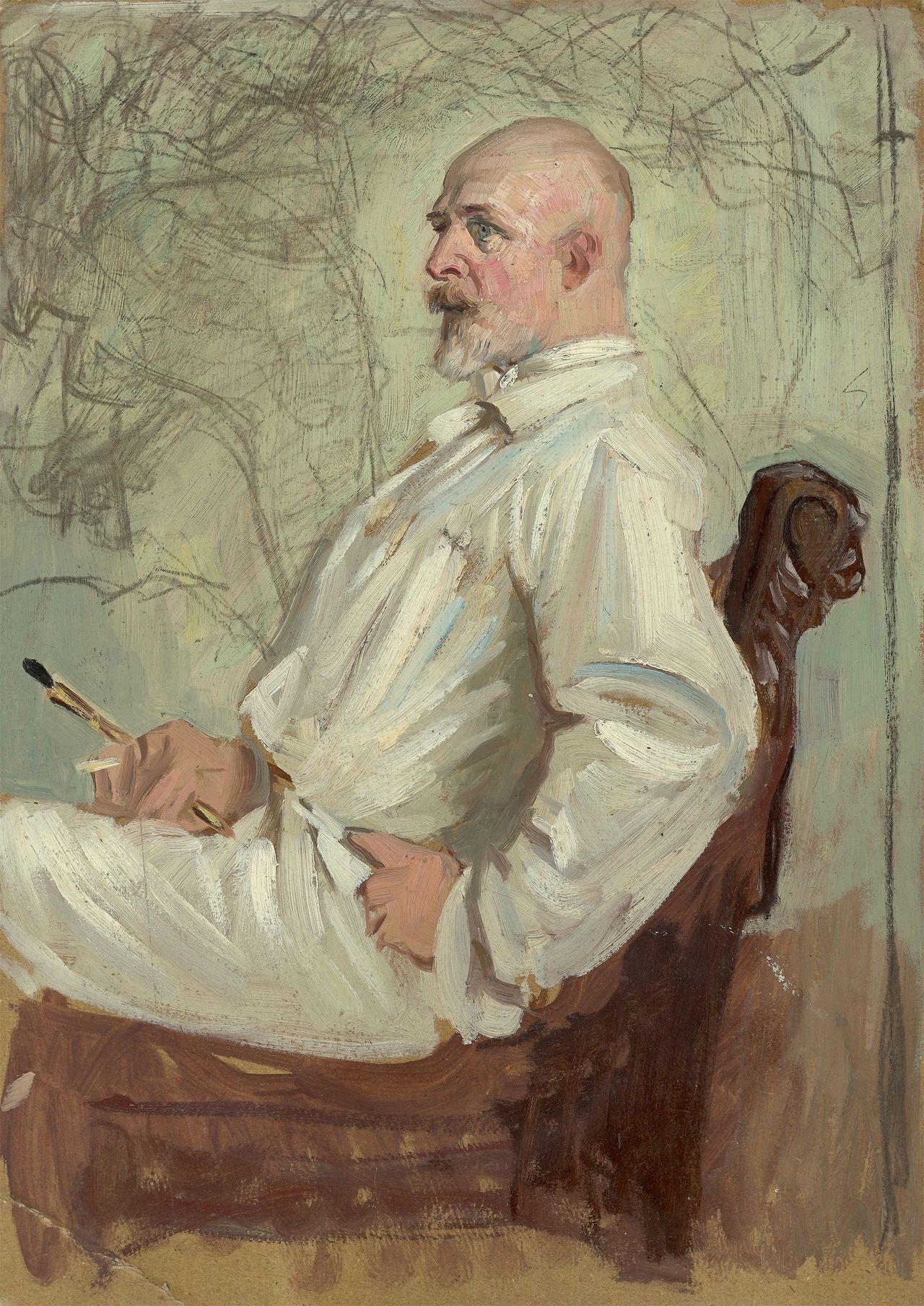 amare-habeo:  Osmar Schindler (German, 1867 – 1927)   Portrait study of Hermann