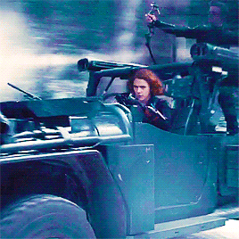 thlesbianism:  natasharomanovgifs:  Natasha’s first and last appearances in each