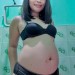 wannabepreggy:The new half empty belly is starting to look like a full one.🥰 Wanna