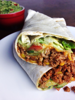 foody-goody:  Tex-Mex Turkey Burritos (Port
