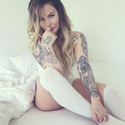 eyesfavouritecandy:  the hottest inked girls on INSTAGRAM -> http://instagram.com/modelsandmore please F O L L O W - F O L L O W pleasehttp://eyesfavouritecandy.tumblr.com Visit our 18+ inked blog for tats & titts -> follow allgrownsup #inked