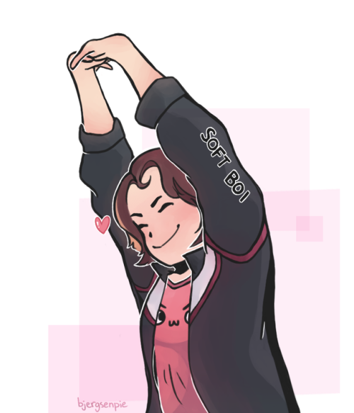 bjergsenpie:have a soft arin to warm your day