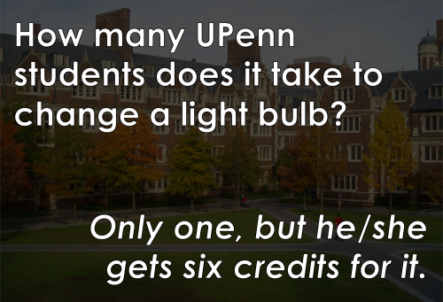 The Ivy League + Light Bulb Jokes 
