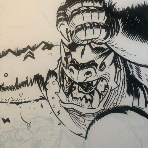 Working on a cover for KAYA. A new ongoing fantasy-adventure series from me &amp; @imagecomics. 