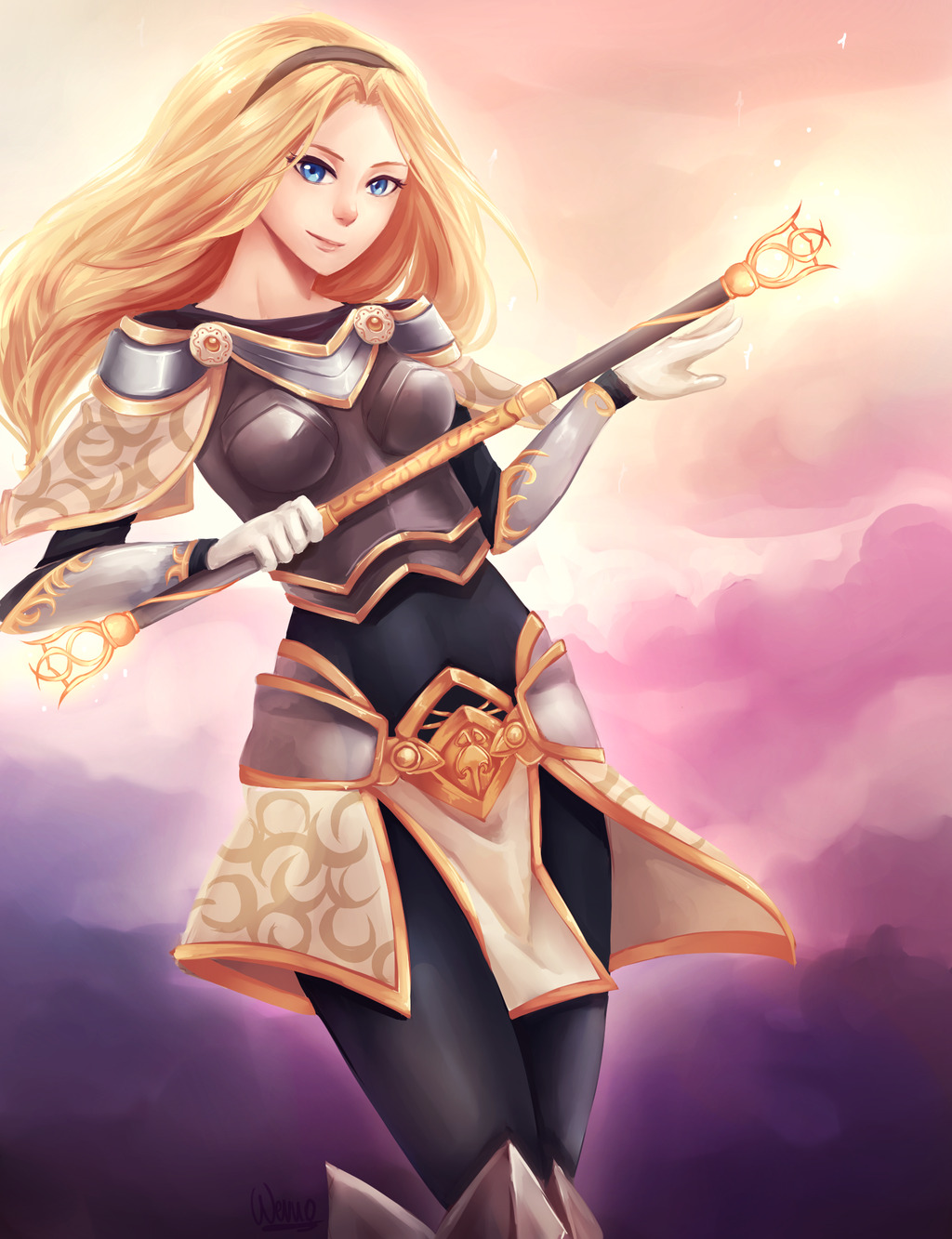 fantasy-scifi:  LoL: Lux by WernoZaur