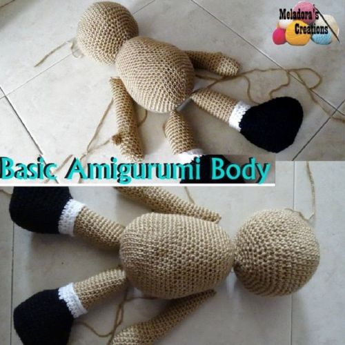&ldquo;Basic Doll Body PDF Pattern&quot;⁣ ⁣ Find all my PDF crochet patterns on my shops on: