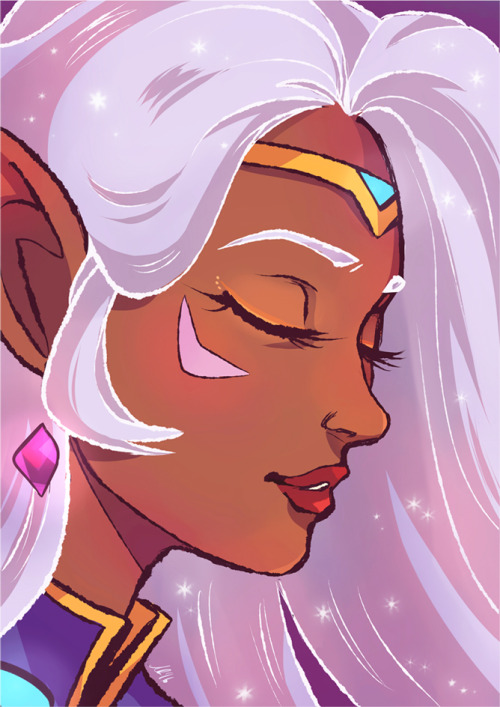 andythelemon:Quick print I made tonight of Princess Allura cos she’s a babe (✿´‿`)Etsy | Society6