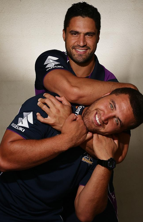 roscoe66: Brother’s Jesse and Kenneath Bromwich of the Melbourne Storm Jocks love playing arou