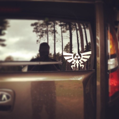 Just got my decal in the mail today from #BetterStickers on #etsy! #zelda #triforce #emblem #awesome