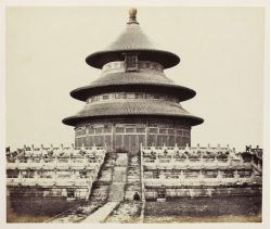 mpdrolet:  Sacred Temple of Heaven, Pekin, October, 1860 Felice Beato   